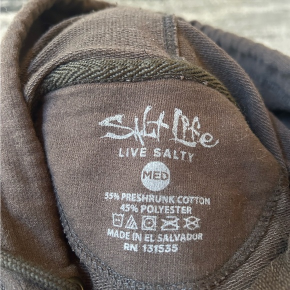 SALT LIFE Live Salty “Fish Dive Surf” Hoodie - Picture 7 of 7